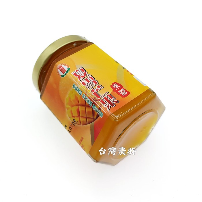 [台灣農特]台東地區農會東區農夏雪芒果果醬230g*1玻璃罐~現貨含稅可刷卡可宅配