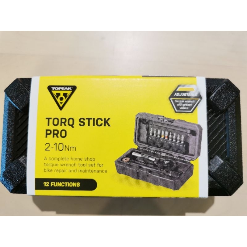 TOPEAK可調扭力定扭棘輪板手套組附專用收納盒TORQ STICK PRO