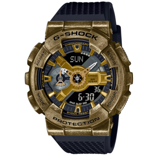 【私聊甜甜價】CASIO 卡西歐 G-SHOCK 復古科幻 雙顯腕錶 GM-110VG-1A9