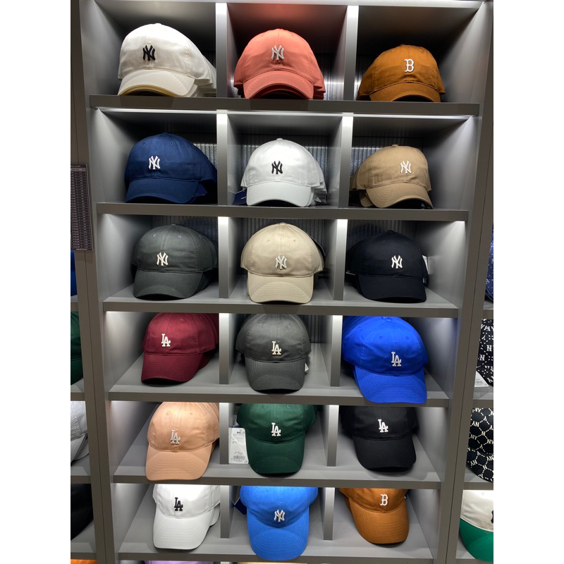 ❤️CP77深卡其現貨中❤️ 韓國MLB 棒球帽 木炭灰 老帽 黑色 小NY logo 可調式 老帽