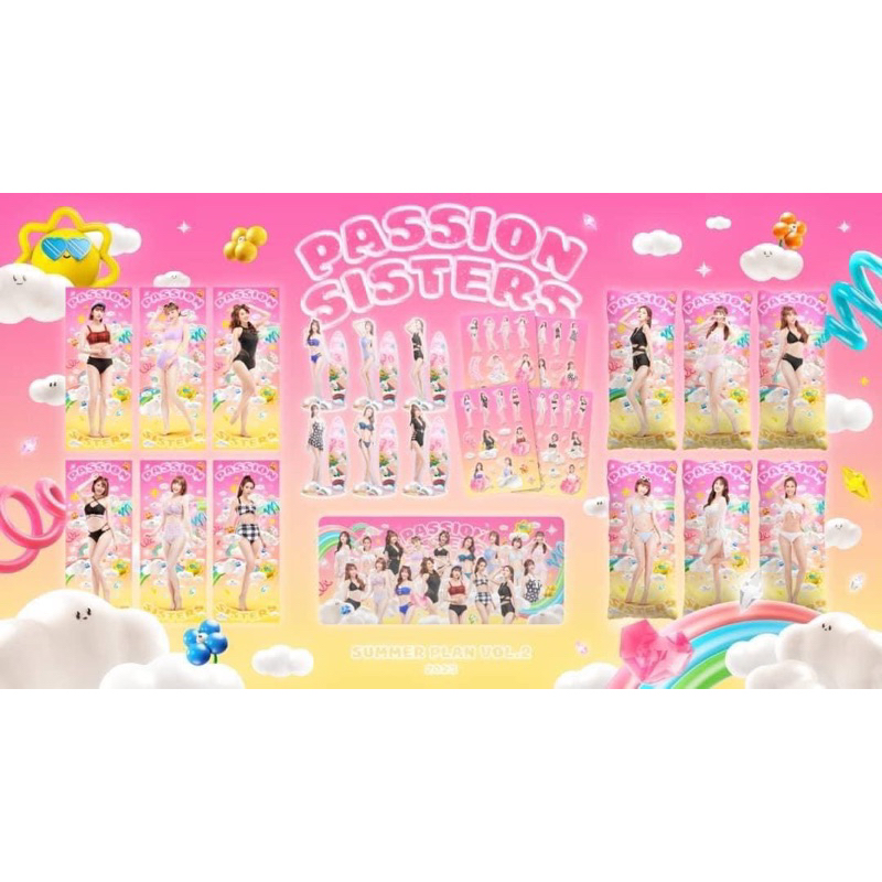 🏖2023 PASSION SISTERS 夏日企劃第二波商品代購&amp;預購「抱枕、浴巾、滑鼠墊、貼紙包」