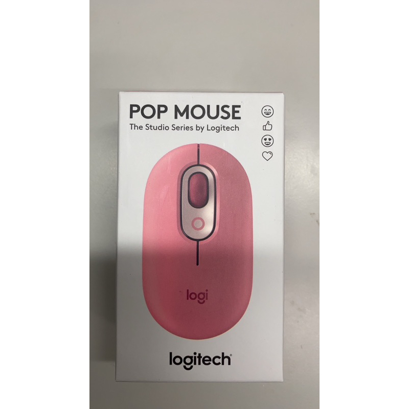 羅技 logitech POP Mouse 無線藍芽滑鼠 粉 (全新未拆)