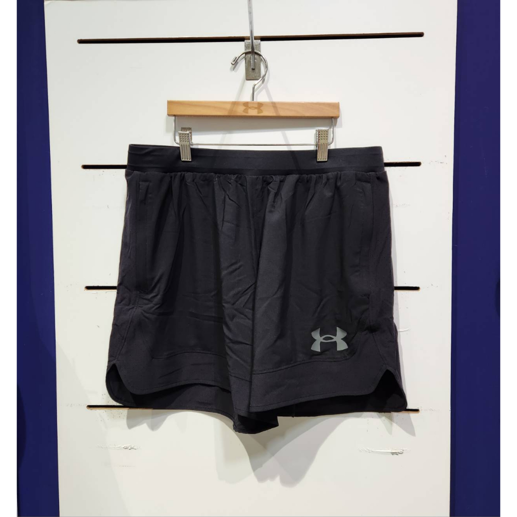 【清大億鴻】UNDER ARMOUR 男款 BASELINE 5吋籃球短褲 黑色1380302-001