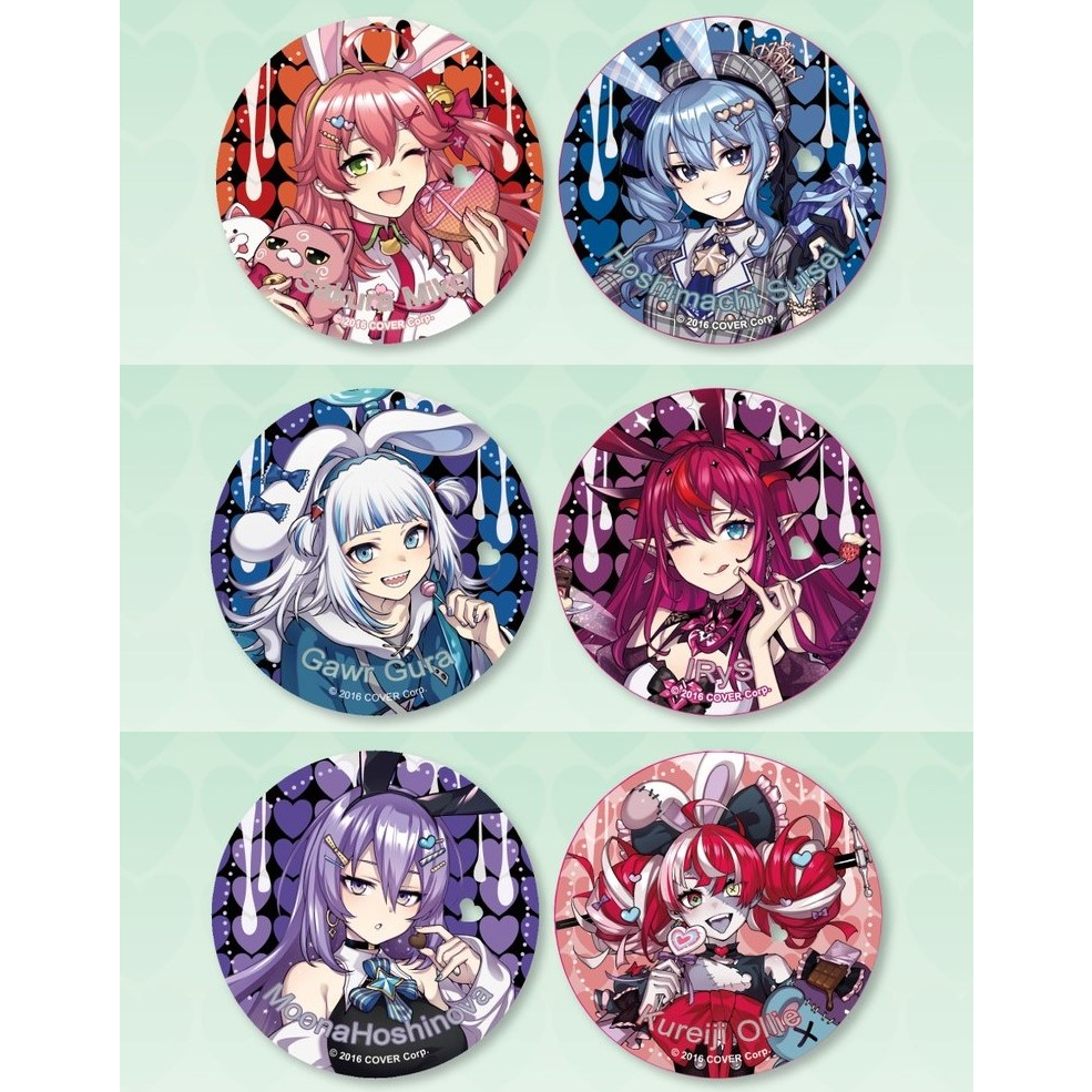 常闇トワ ラプラス・ダークネス hololive Meet 2025 缶バッジ