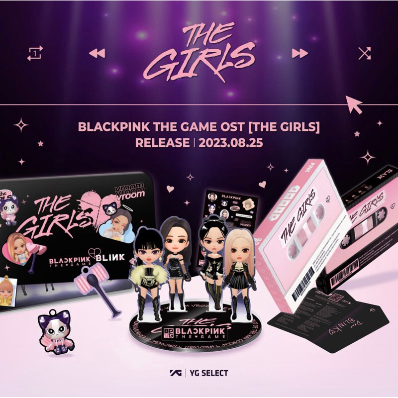BLACKPINK BPTG The girls鐵盒磁帶