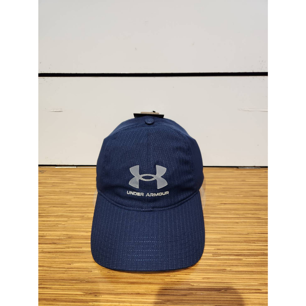 【清大億鴻】UNDER ARMOUR 男款 Isochill Armourvent棒球帽 藍色帽子1361528-408