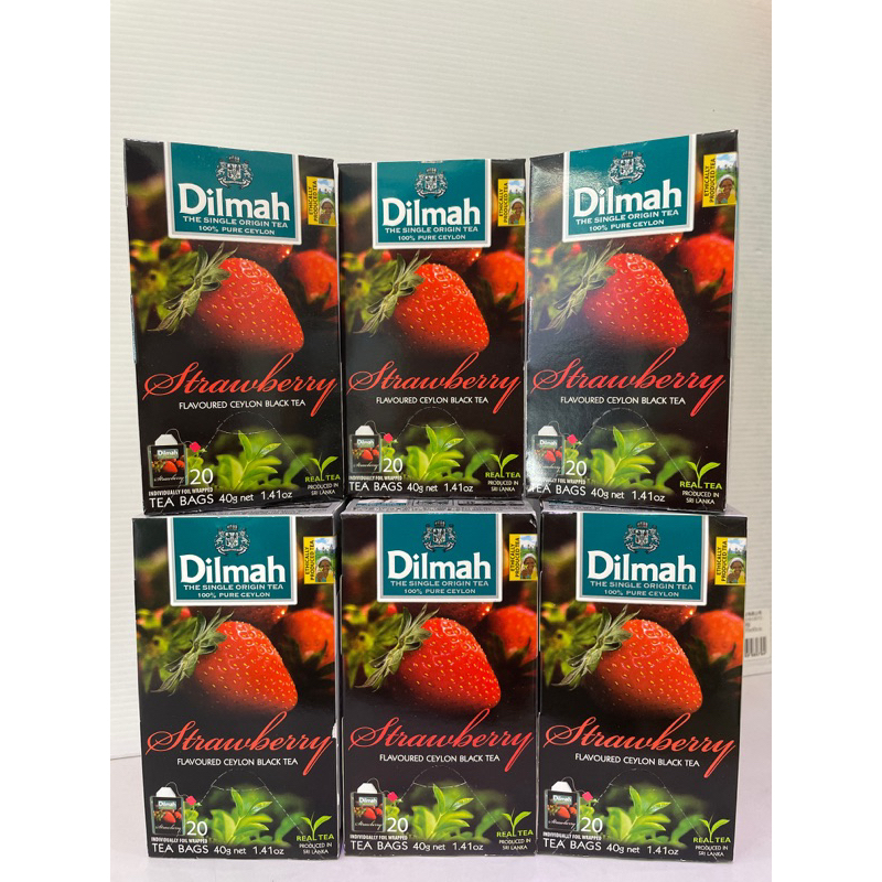 帝瑪紅茶 草莓紅茶 20入 Dilmah 獨立包裝