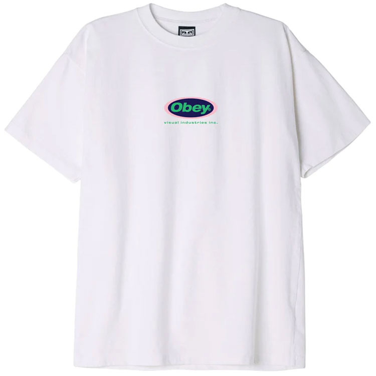 OBEY 166913554-WHT INC. HEAVYWEIGHT TEE 短T (白色) 化學原宿