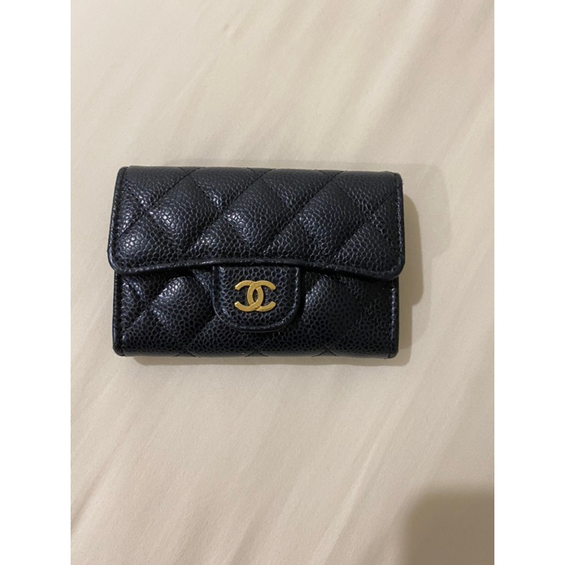 88新 Chanel 荔枝皮零錢包 裸包