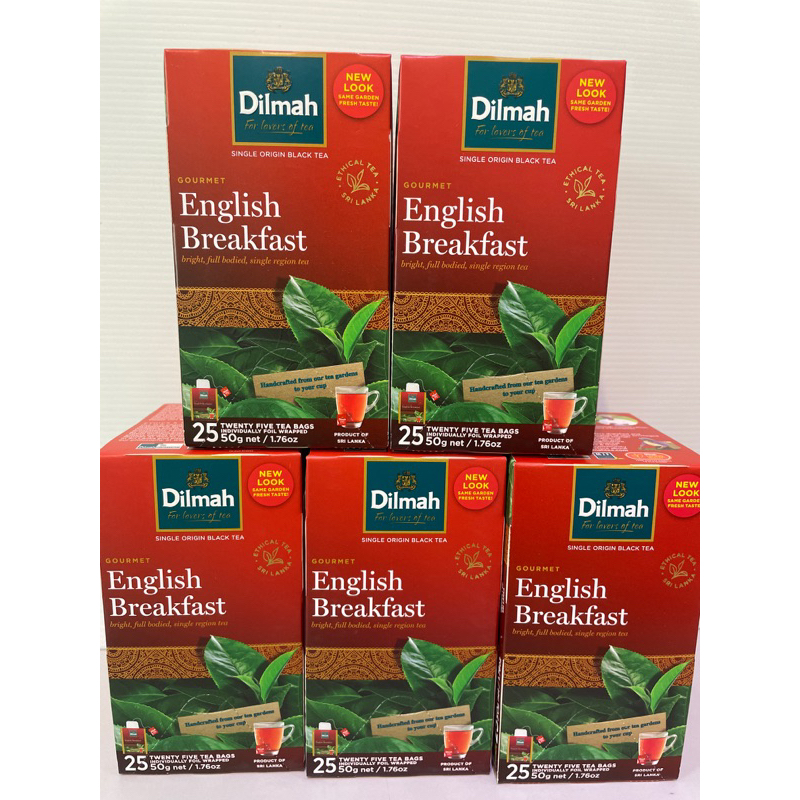 Dilmah 帝瑪紅茶 早餐茶 英國早餐茶  25入