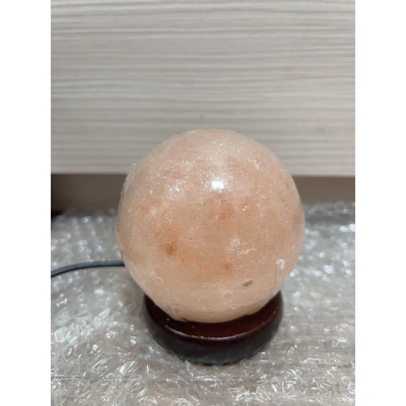 喜馬拉雅山 可愛水晶球鹽燈🔮 0.5-1kg