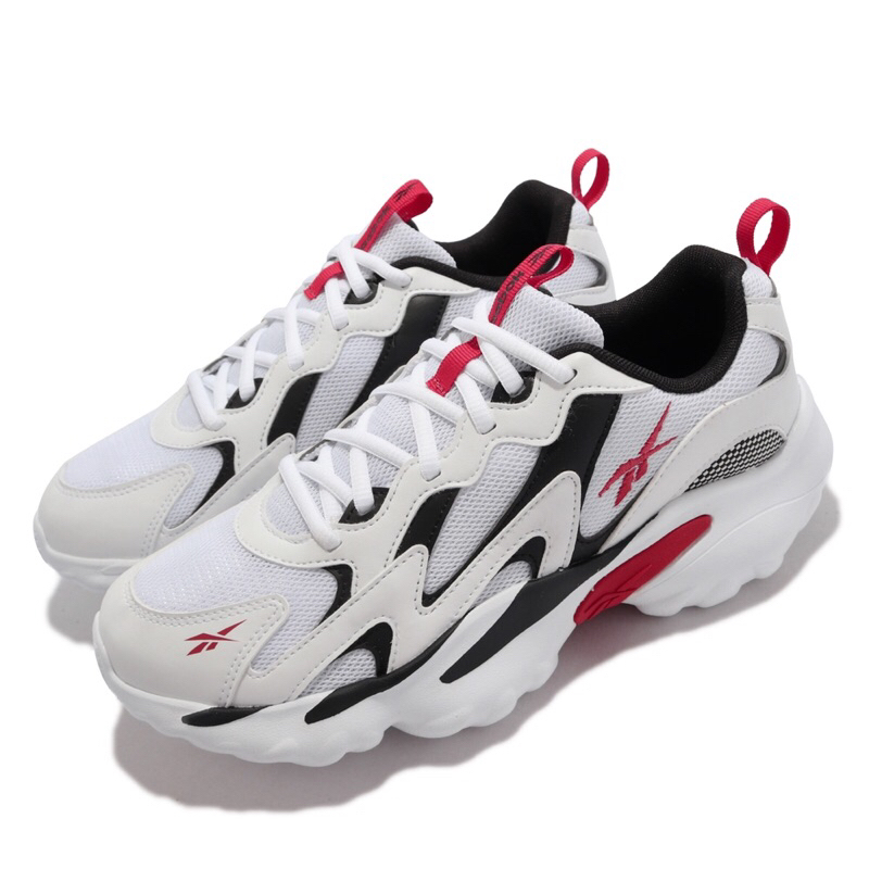 大灌體育👟Reebok五折出清 DMX Series 1000 男鞋 輕量 透氣 復古造型 穿搭 白 黑 DV8748