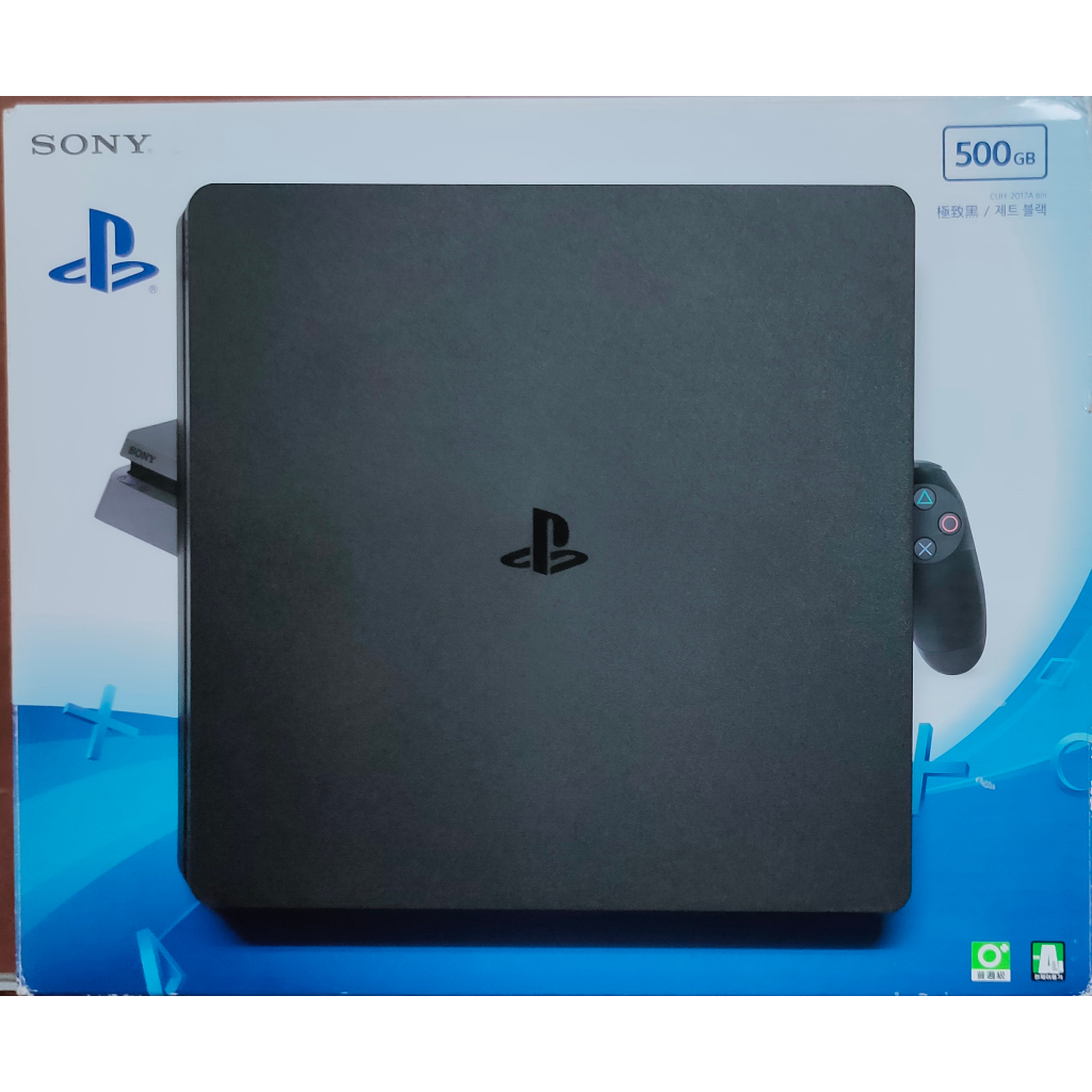PS4 SLIM 2017A 500GB 10.71 主機 附原廠盒裝 8.5成新 台灣公司貨
