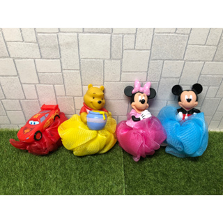 【S1033】Disney Winnie the Pooh迪士尼系列小熊維尼汽車總動員米妮米奇沐浴球