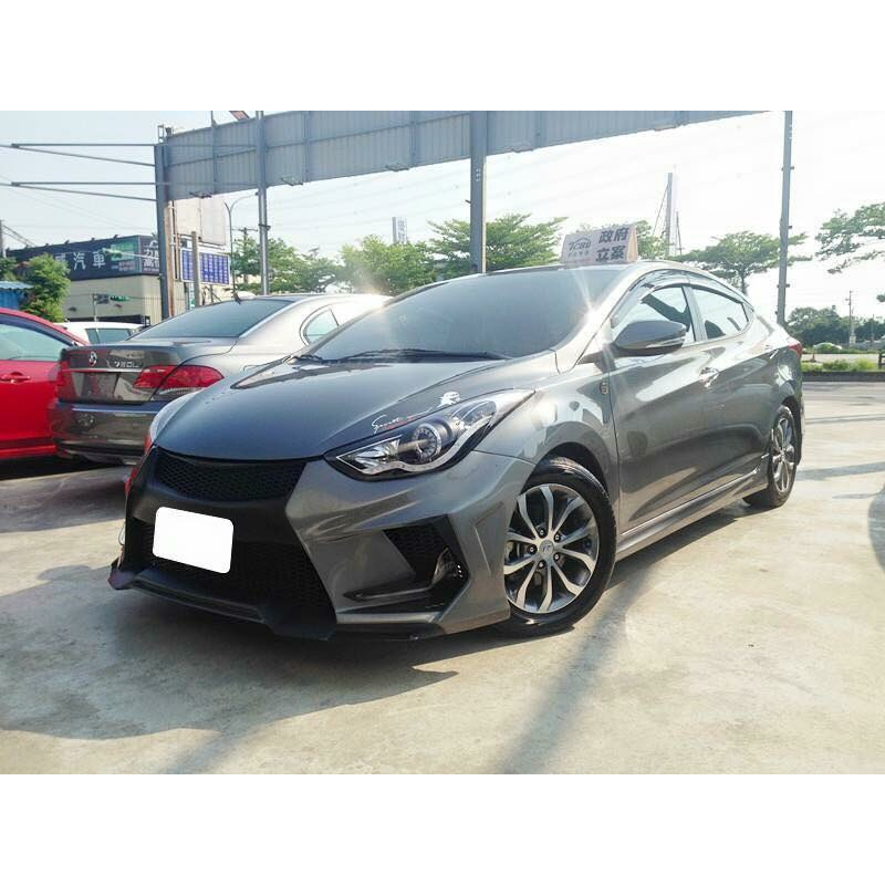 📖搜 Sky小開｜嚴選中古車 13年 elantra 1.8灰 衣藍車 x包 尾翼 改裝  鋁圈 原車 原板件 二手中古