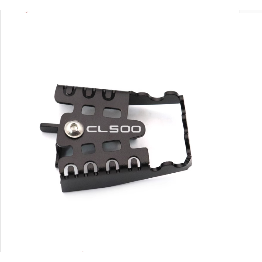CL500金屬加大煞車踏板 適用於 Honda CL500改裝可調式側柱 CL500  CL500黑色煞車踏板