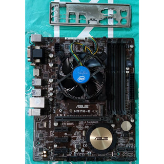 華碩ASUS H97M-E (LGA1150腳位)+INTEL I5-4460處理器+4GX2