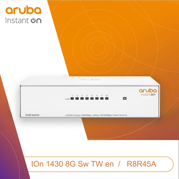 Aruba Instant On 1430 8G 交換器 (R8R45A)