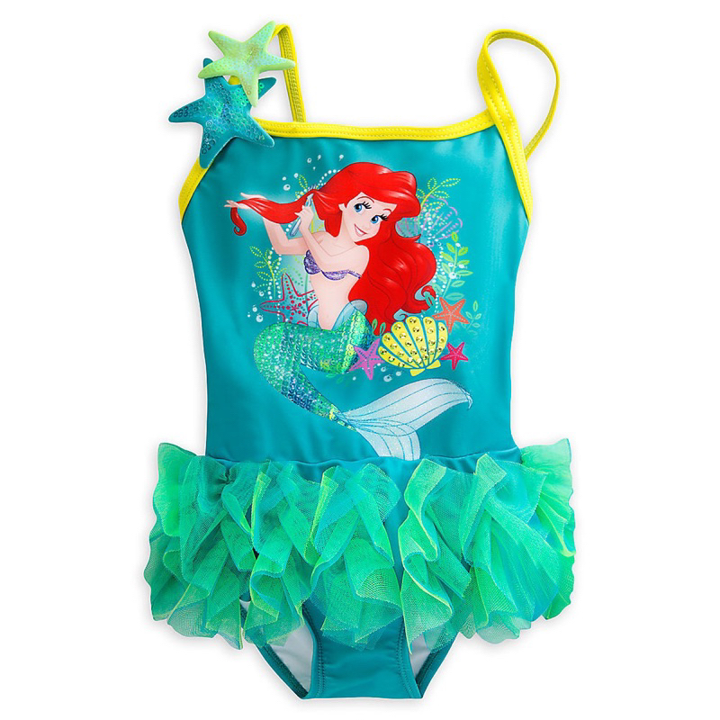 現貨24hr出貨 美國迪士尼 Disney Ariel 小美人魚 愛麗兒 Mermaid 兒童 兩截式泳衣 女童 非原單