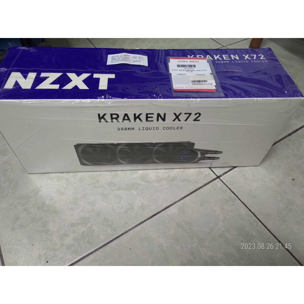 NZXT X72 KRAKEN 二手 保內 盒裝 附發票