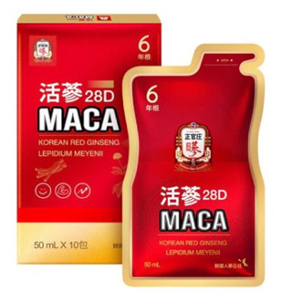 熊愛呷【正官庄】活蔘28D MACA 馬卡飲 50ml