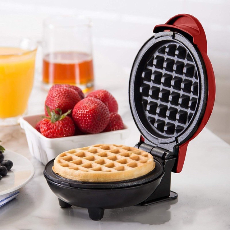 我最便宜 Mini waffle maker台灣現貨秒出 超迷你 鬆餅機 華夫機吐司機 點心機 熱壓機 蛋糕華夫餅早餐機
