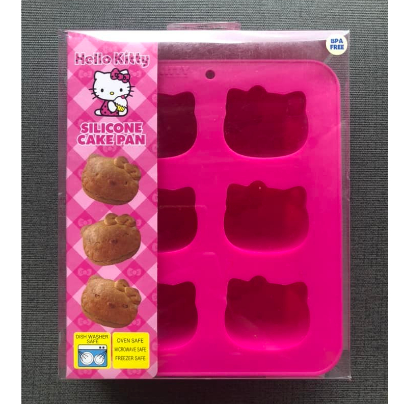 凱蒂貓 Hello Kitty 表情造型矽膠蛋糕模(6個取) 大臉矽膠模具 果凍模具 蛋糕模 巧克力模具 手工皂 冰塊