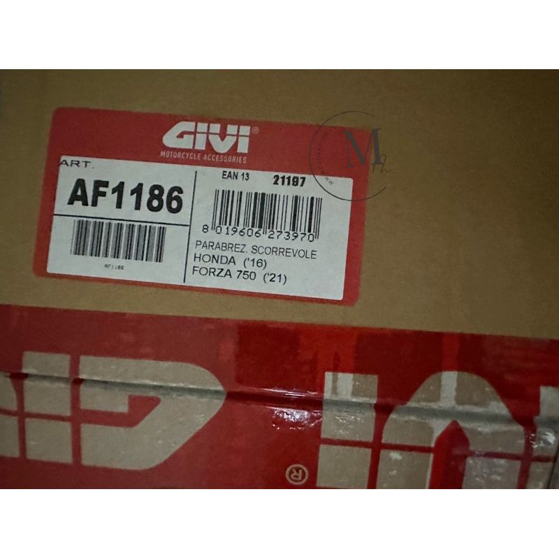 Mm. GIVI AF1186 Honda FORZA 750 風鏡/擋風鏡/整流罩