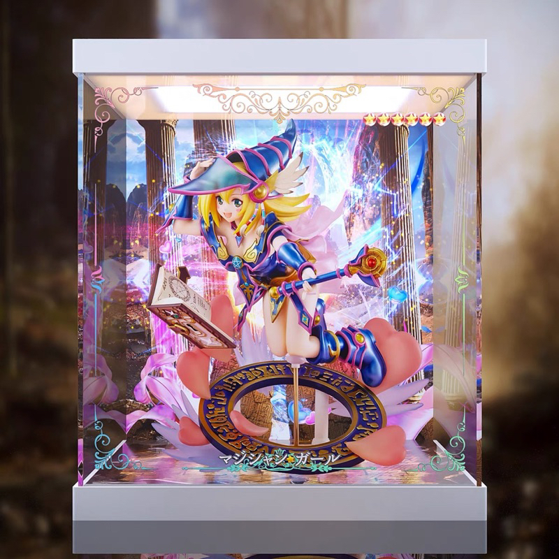 《Yao 挖寶趣》ART WORKS MONSTERS 遊戲王怪獸之決鬥 黑魔導女孩 PVC 專用展示盒