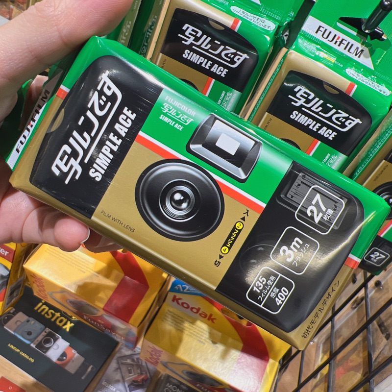 ★日本代購★ FUJIFILM SIMPLE ACE 富士 一次性底片相機 傻瓜相機 即可拍 ISO400 底片相機