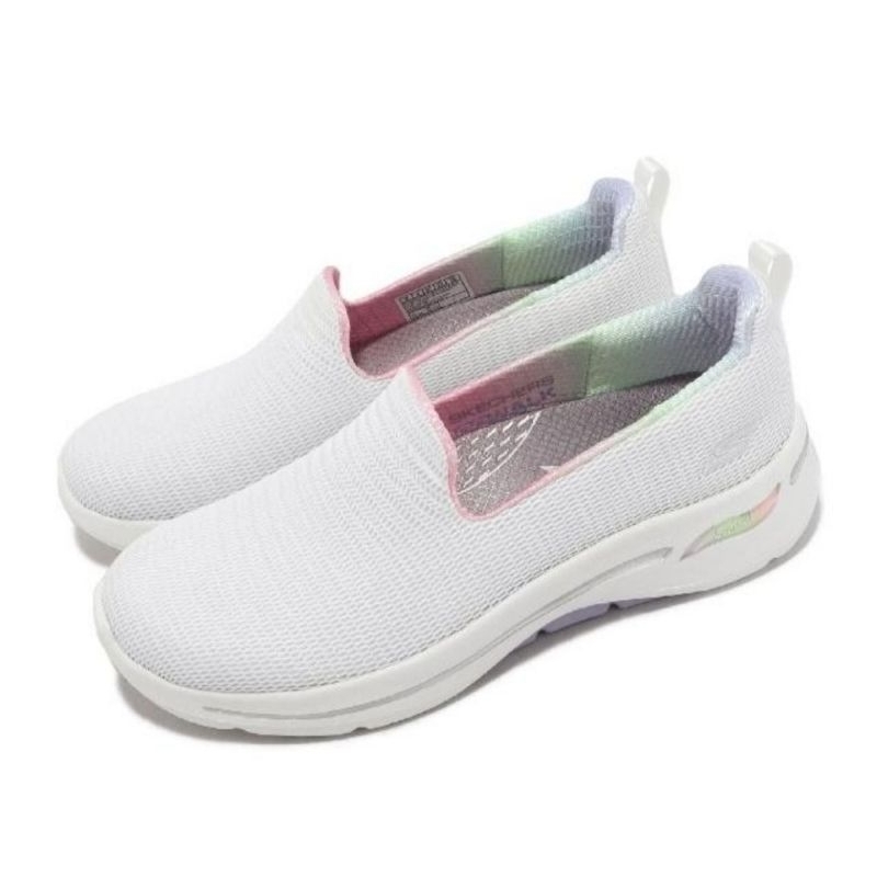 【全新】SKECHERS休閒鞋 Go Walk Arch Fit女款23.5cm 小白鞋 健走鞋 懶人鞋 運動鞋 護士鞋