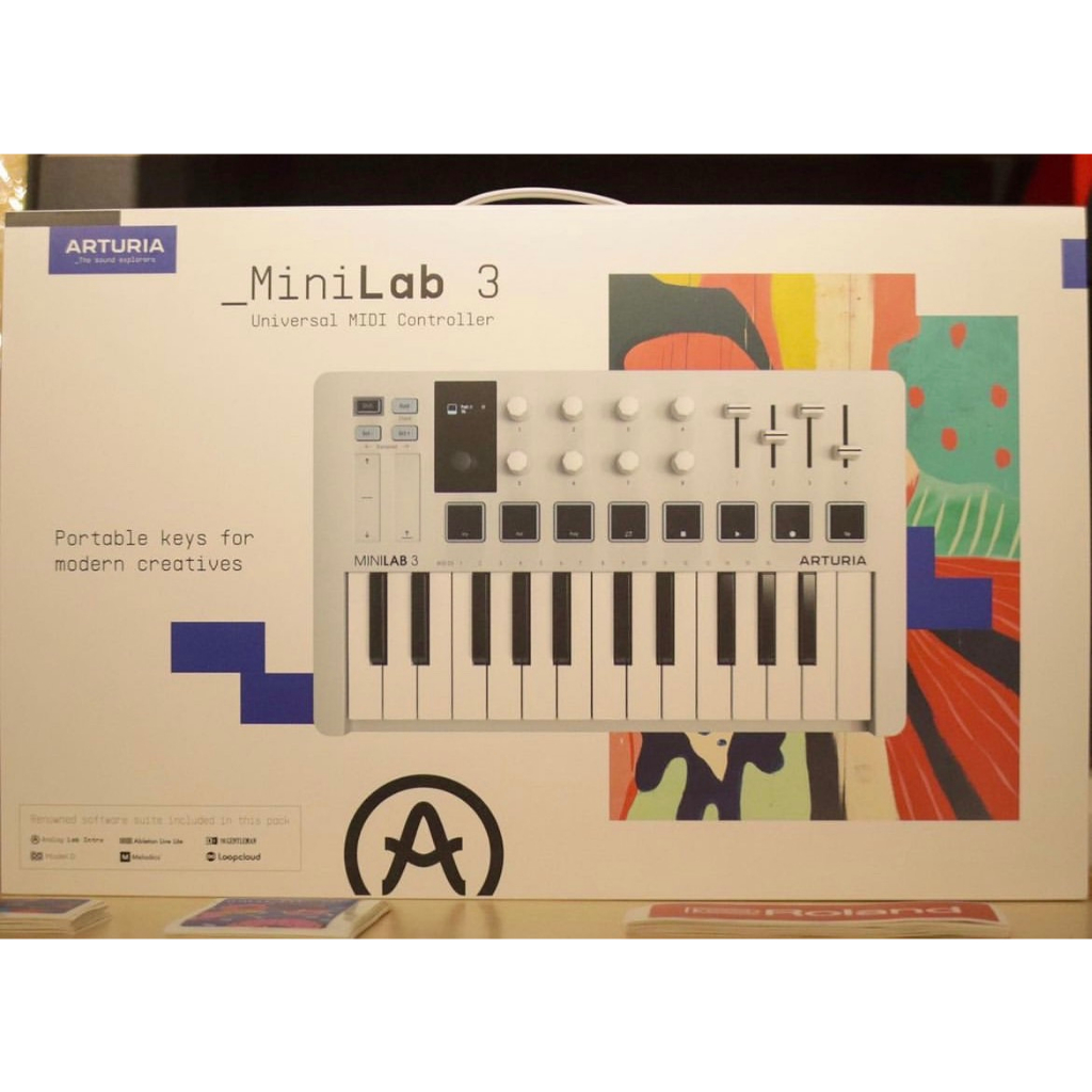 音樂聲活圈 | Arturia MiniLab 3 MkIII midi 主控鍵盤 midi鍵盤 25鍵 合成器 原廠