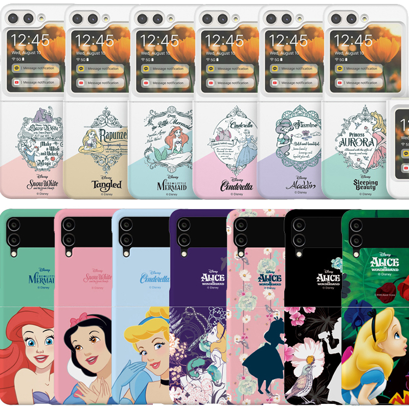 韓國 迪士尼 愛麗絲 公主系列 手機殼 硬殼│Z Flip5 Flip4 Flip3