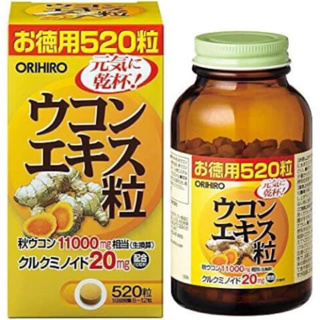 Orihiro 薑黃提取物顆粒 520顆