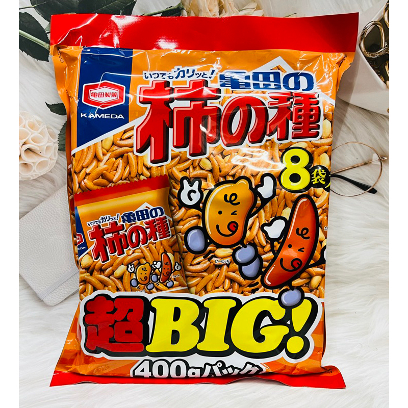 日本 龜田 柿種米果 原味  超BIG 8袋入（50gX8袋）