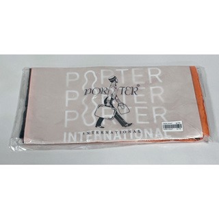 正版PORTER INTERNATIONAL 超大尼龍束口袋 橘色 全新