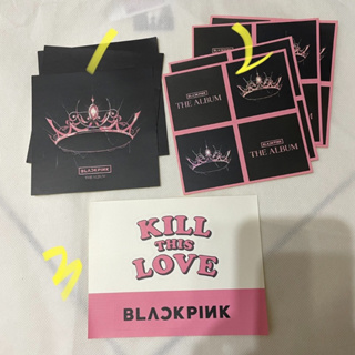 現貨官方 BLACKPINK THE ALBUM KILL THIS LOVE 貼紙 Jisoo Jennie Rosé