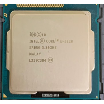 Intel I3-3220 三代 CPU 1155 腳位 非 二代