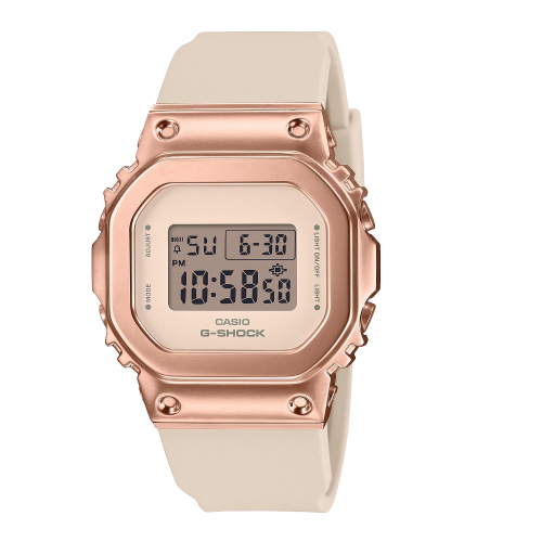 CASIO卡西歐 玫金質感G-SHOCK WOMEN系列(GM-S5600PG-4)