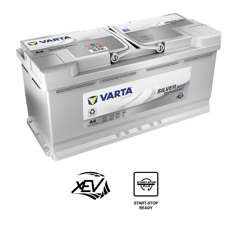 最新貨最新版本VARTA AGM A4 105ah