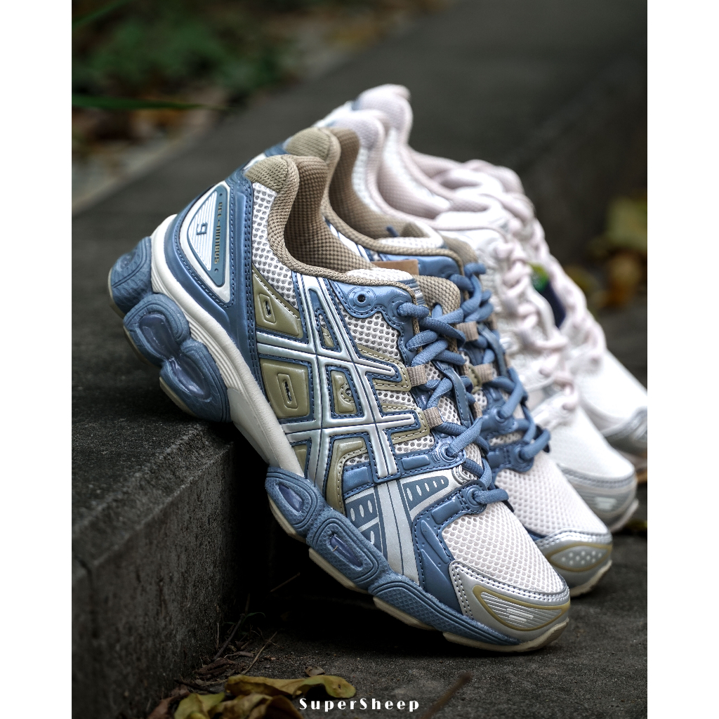 ASICS GEL-NIMBUS 9 運動休閒鞋 女款 藍卡其 1201A424-251 粉 1202A278-107