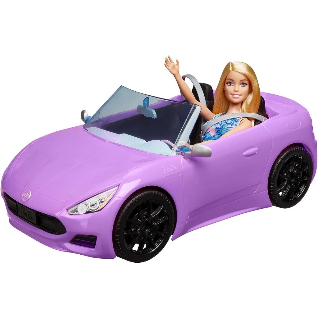 特價 芭比 正版 超跑 敞篷車 跑車 車子 🚗 娃娃 配件 紫色 家家酒