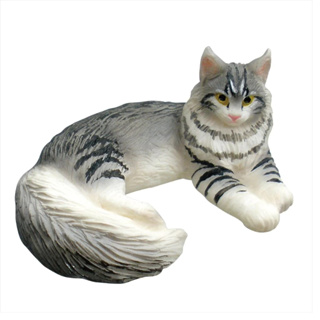 現貨 日空版 EIKOH MiniaturePlanet 貓咪公仔 動物模型 單售:緬因貓