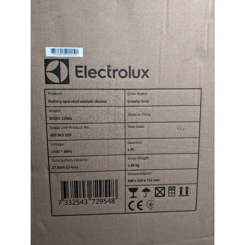 Electrolux 伊萊克斯 Well Q6 無線吸塵器(WQ61-1OGG)