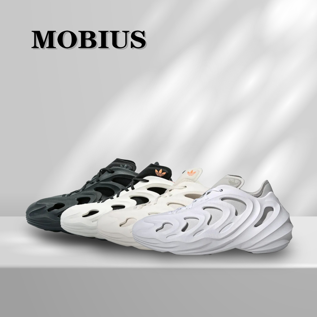 【MOBIUS】Adidas 男女款 洞洞鞋 黑白橙 GY4455 HP586 HP6582 IE7447