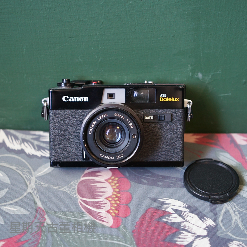 【星期天古董相機】CANON A35 DATELUX 40mm F2.8 RF黃斑疊影對焦 底片相機