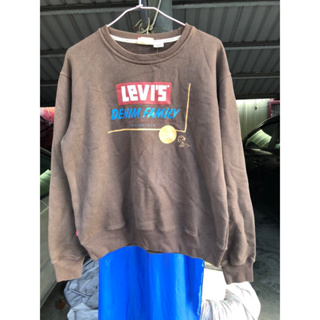 LEVIS Levi’s 正版日本製內刷毛大圖長袖T恤上衣