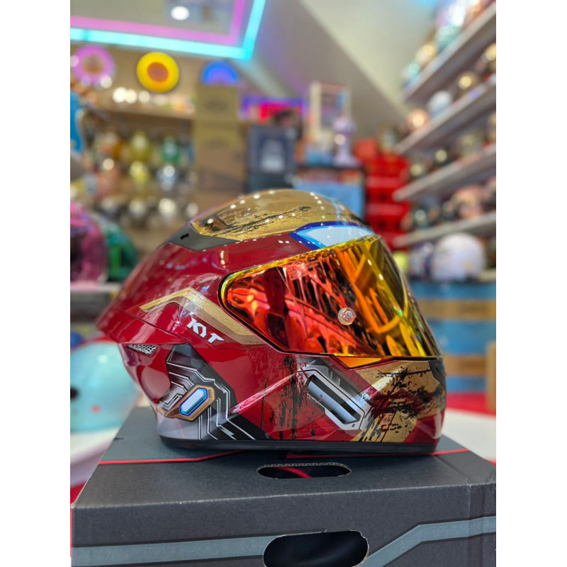 【Q.B Helmet】台南安全帽專門店 免運費 KYT TT 限量 漫威正版授權 鋼鐵人 安全帽