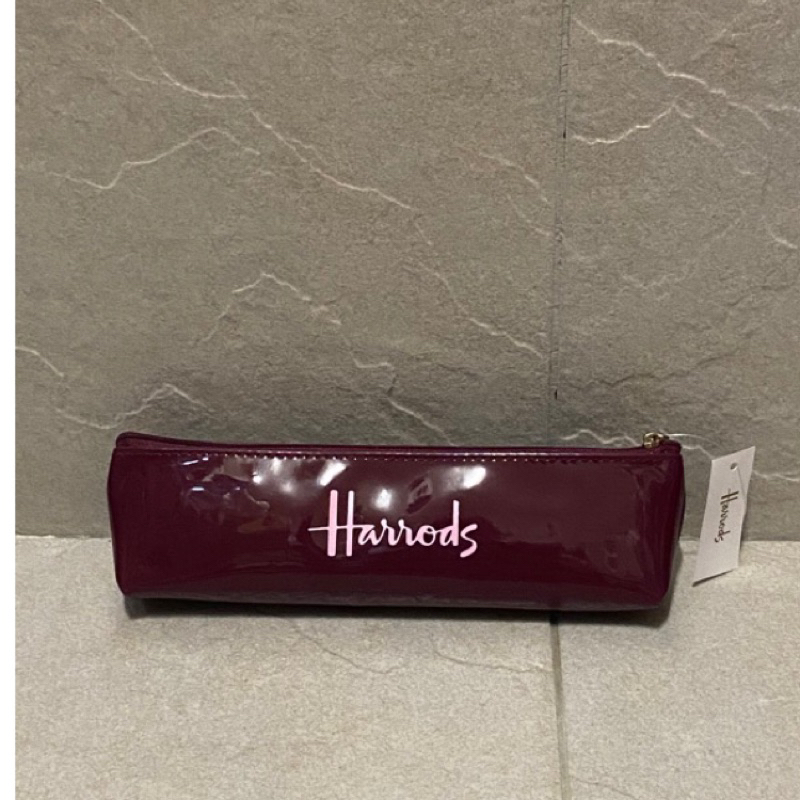 Harrods pvc 筆型化妝袋