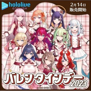 hololive en情人節 徽章 立牌